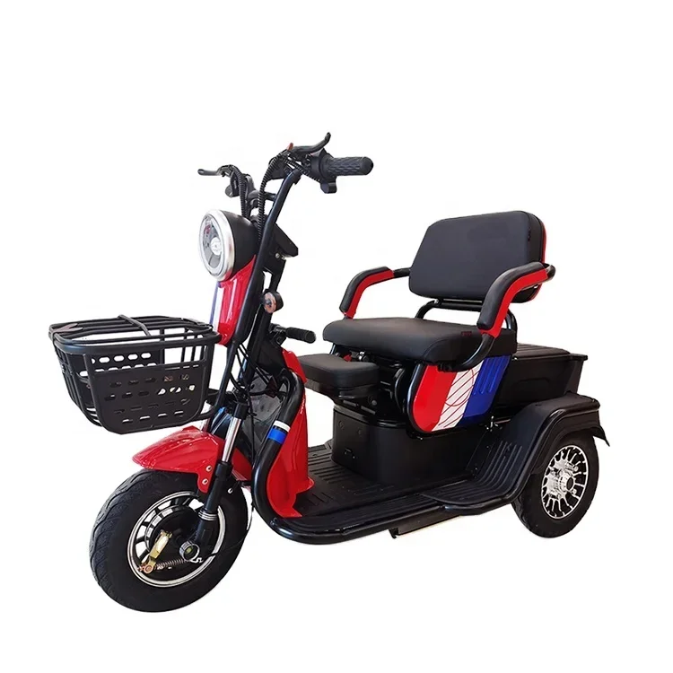 6130 Leisure adult tricycle three-wheeler a high-grade electric tricycle with folding passenger and freight functions