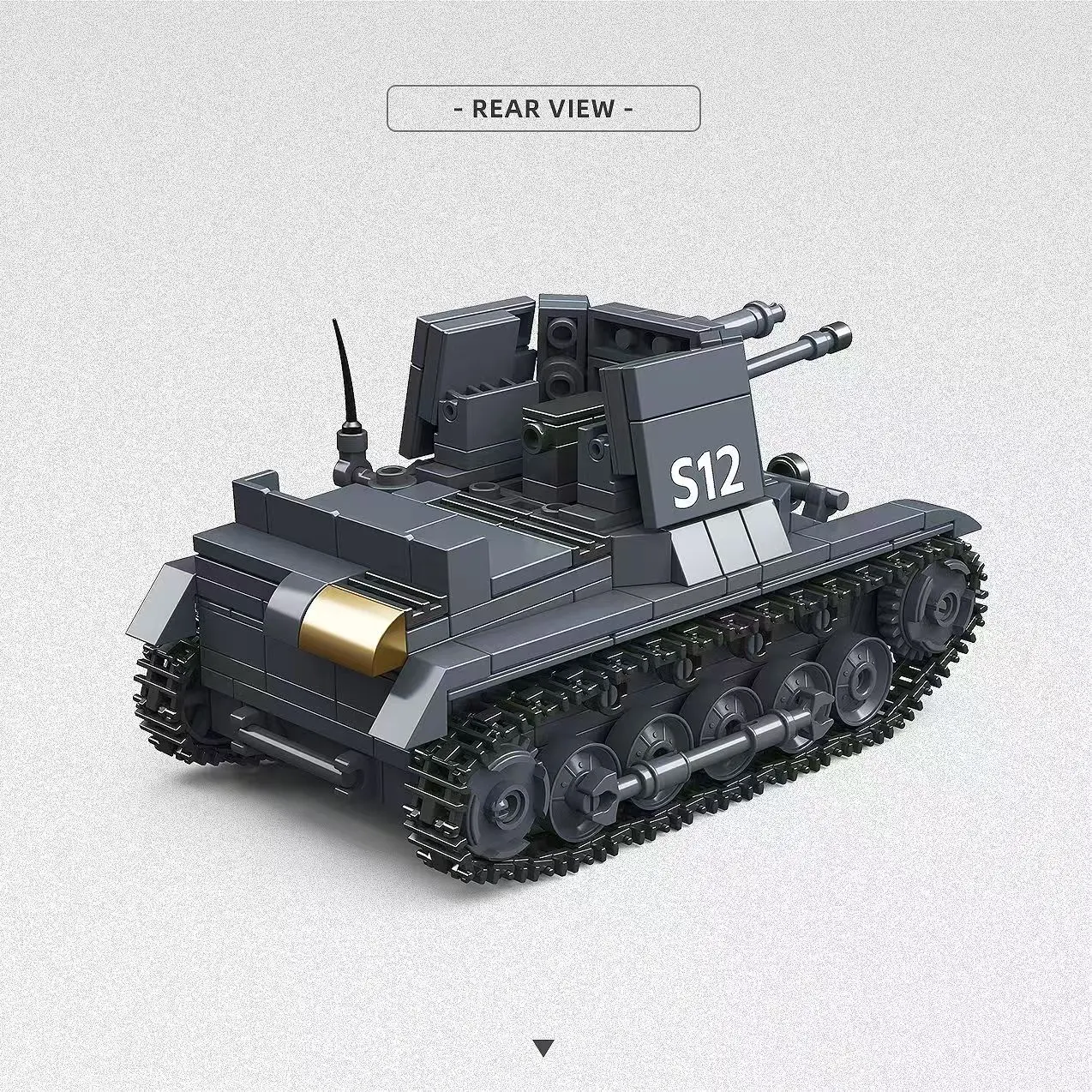 300004 Panzerjäger I Destruido - Lego Compatible Military Tank avaliação e preço