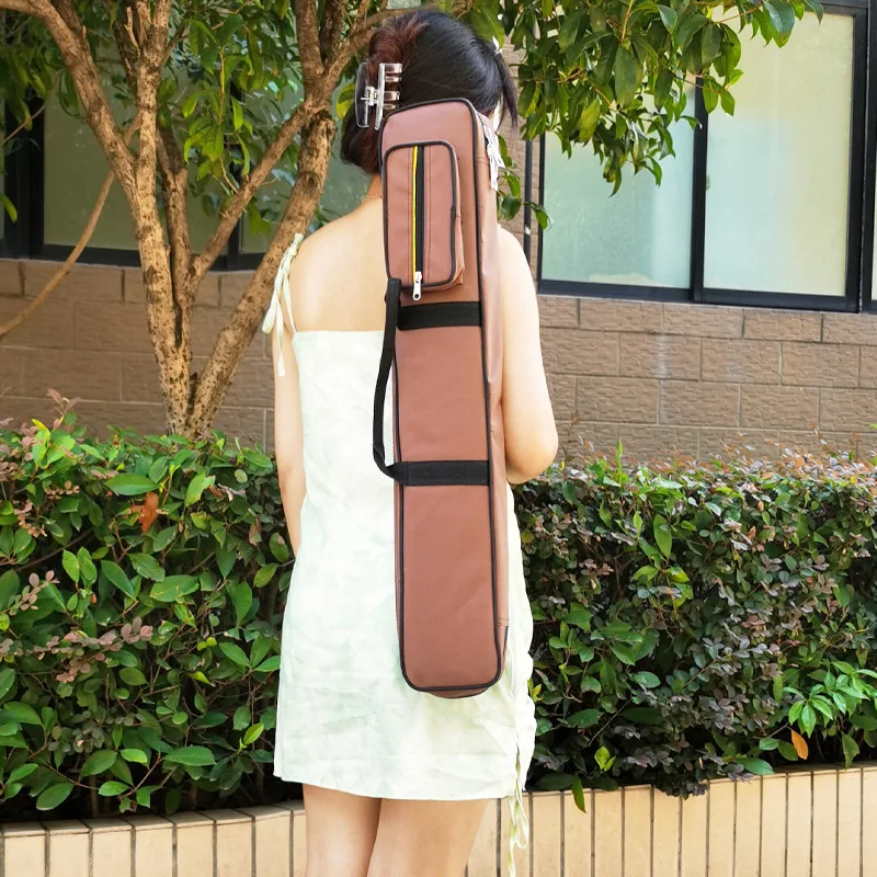 7-piece Set Flute Bag High-quality Waterproof Shockproof Portable One-shoulder Bamboo Flute Bag Musical Instrument Accessories