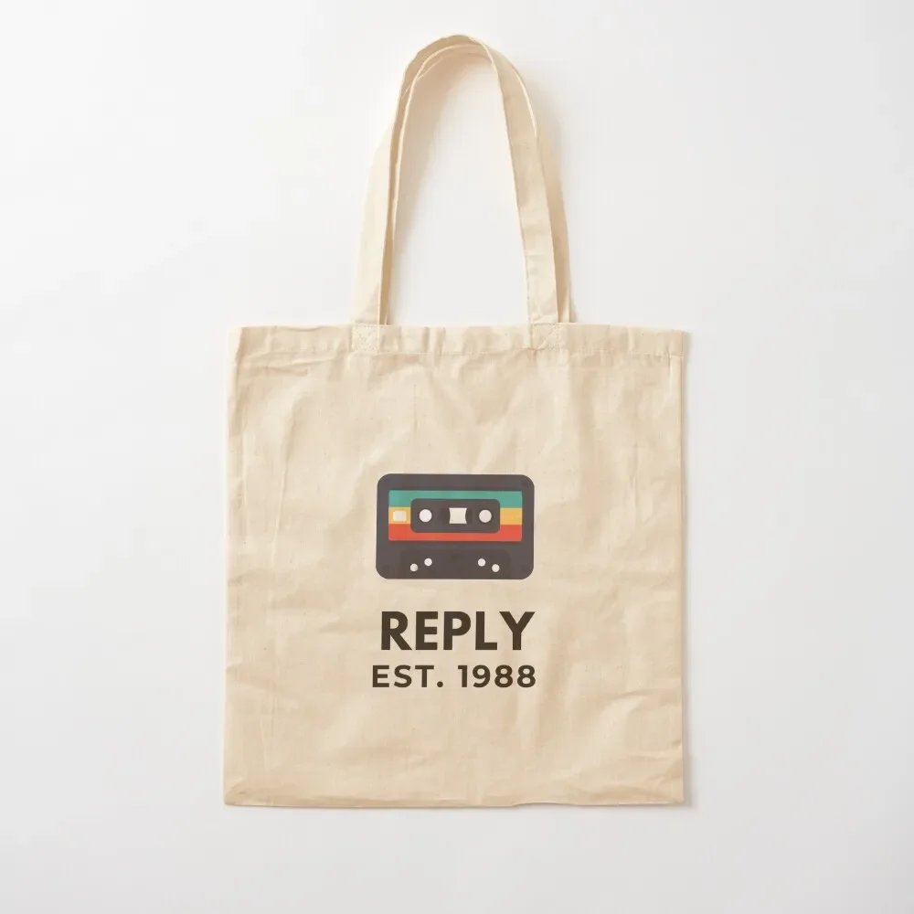 reply 1988 Tote Bag shopping trolley bag cloth bag woman