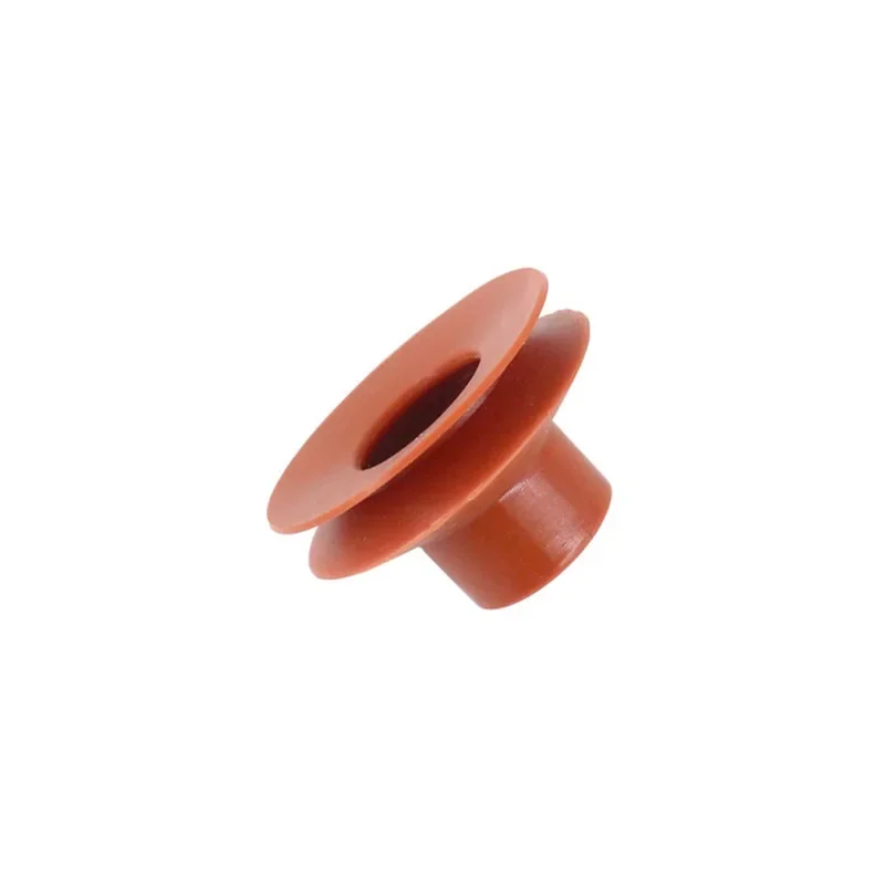 Buse à vide en silicone rouge avec ventouse pneumatique, trou de montage de 8mm, grande tête, accessoires de manipulateur de machine de moulage par injection, 10 pièces