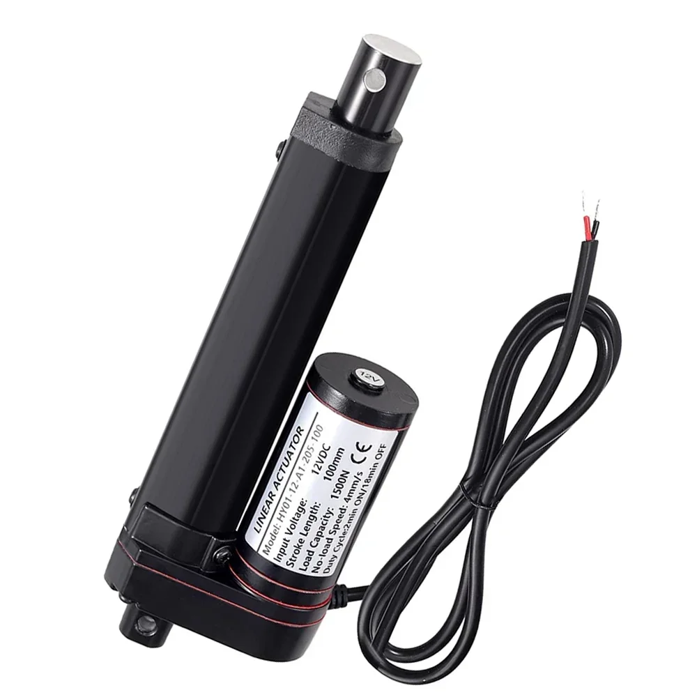 Electric push rod 24v 1500N DC waterproof motor telescopic rod 12V Linear Motor Controller hydraulic straight lift DC motor