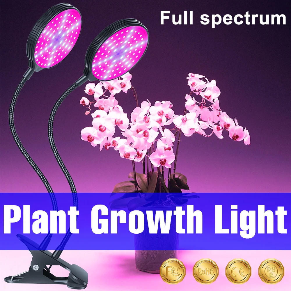 

LED Grow Light Greenhouse Phyto Lamp Hydroponics Growing System LED Full Spectrum Plant Bulb For Indoor Tent Veg Flowers Growing