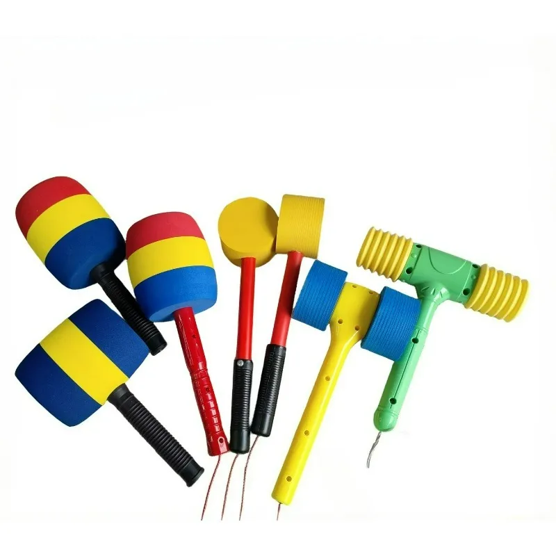 Three Color Sponge Plastic Hammer For Arcade Game Whack A Mole Knocking Adventure Game Accessory