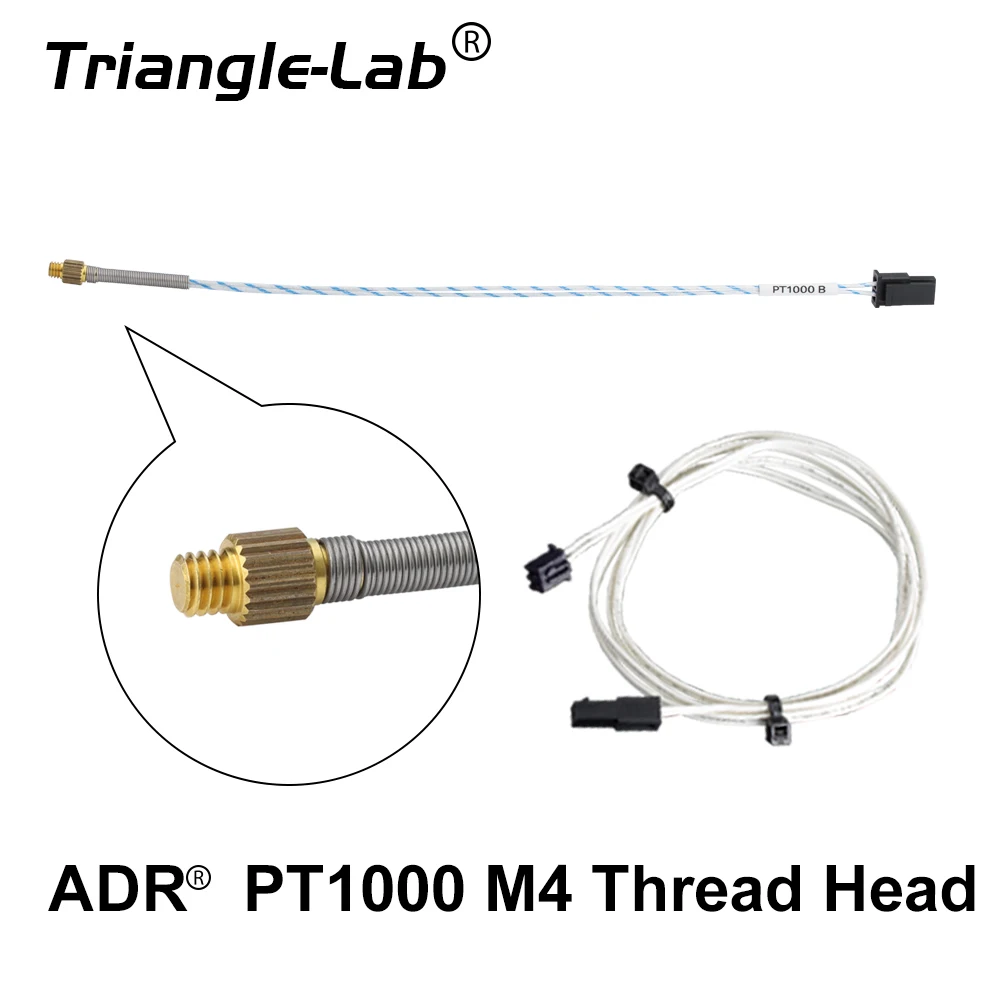 Trianglelab RAPIDO V2 Ceramics Heater Kit  heatBlock  K500 Thermocouple M4  104GT-2 100K 3950 PT1000 For Rapido V2.0 HOTEND