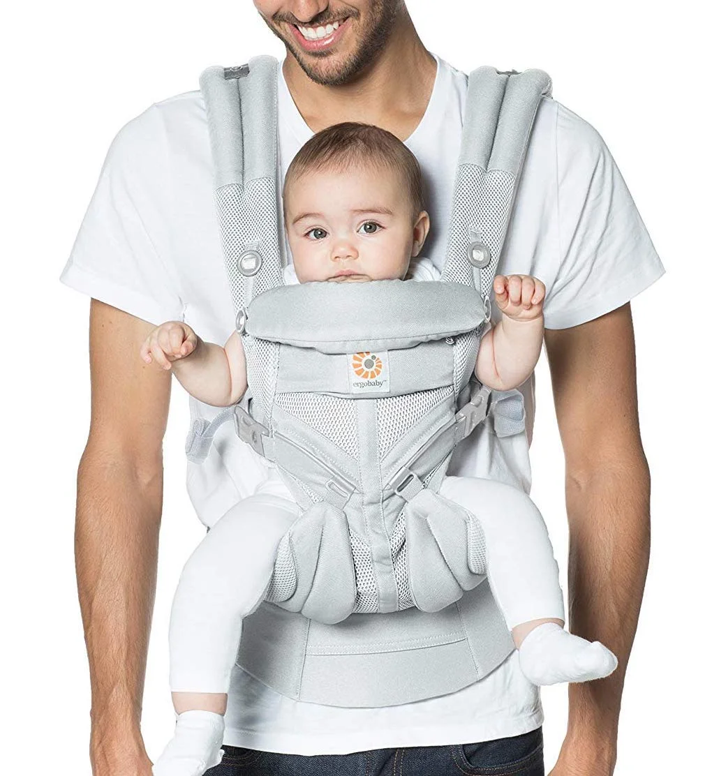 Omni 360 All-Position Baby Carrier for Newborn to Toddler with Lumbar Support & Cool Air Mesh (7-45 Lb)