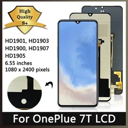 Tested For OnePlus 7T LCD 1+7T Display Touch Screen Digitizer Assembly Replacement Parts For One Plus 7T HD1901 HD190