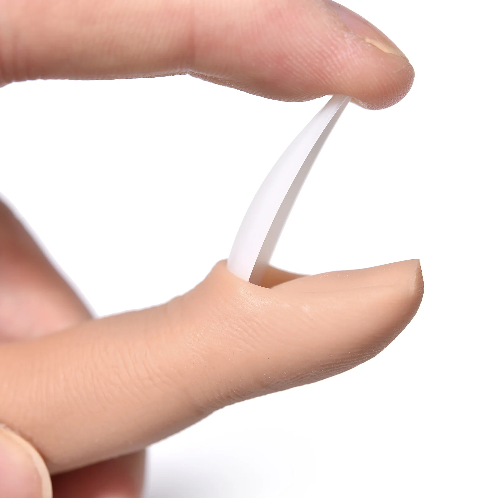 

False Finger Model Soft Realistic Silicone Nail Art Practice Finger Nail Art Training Tools Manicure Display
