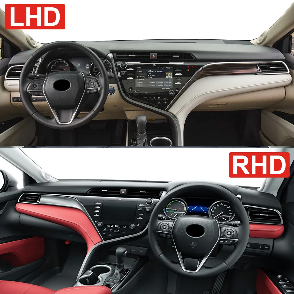 لتويوتا كامري 70 XV70 2018 2019 2020 2021 2022 2023 2024 كامري الهجين لوحة سيارة حصيرة الشمس الظل عدم الانزلاق غطاء الملحقات