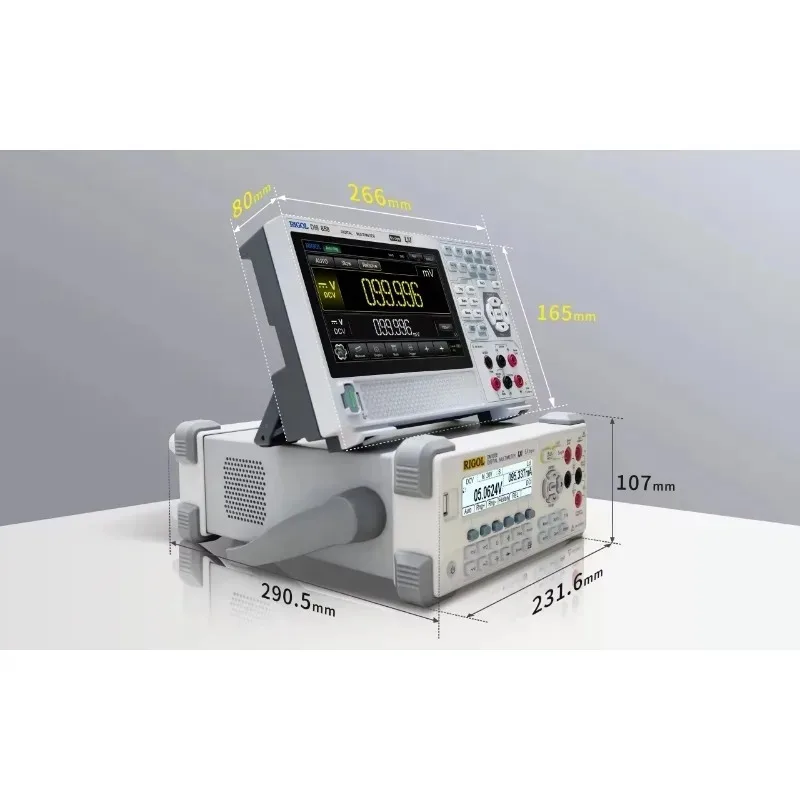 Digital Multimeter for DM858E 5.5 Digit Resolution 125 rdgs s 80 rdgs s Desktop Bench Type with 0.06 Accuracy DCV True