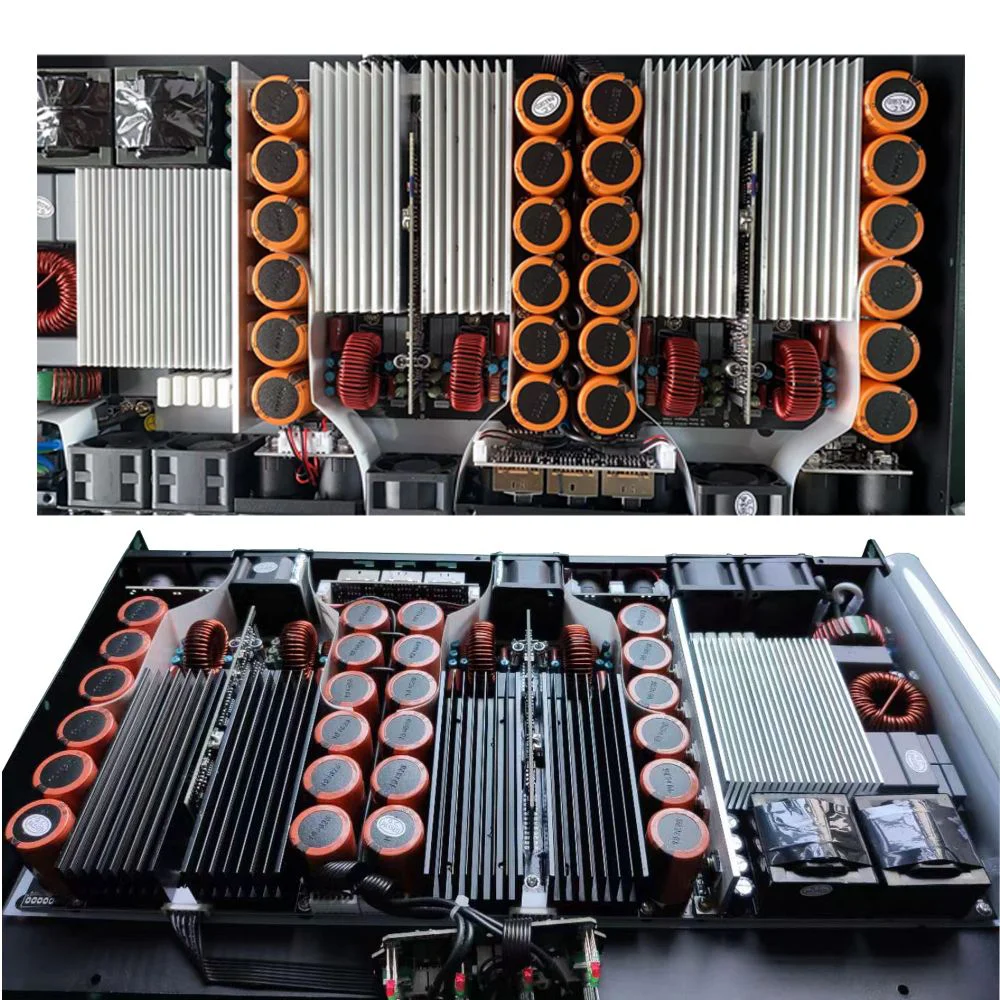 ShennDare DSP4.100P 4x1000W DSP Digitaler Leistungsverstärker mit Dante und FIR 96 kHz Professioneller Soundverstärker 4-Kanal-DJ-Subwoofer-Verstärker Line-Array-Lautsprecher-Vorverstärker
