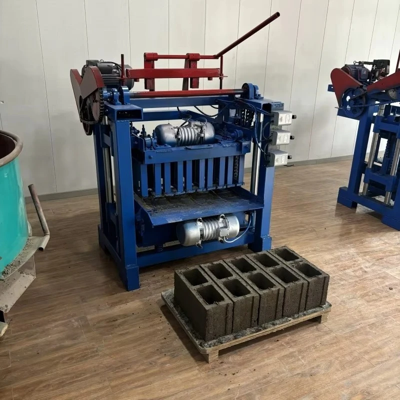 Electric Brick Press Machine Interlocking Paver Maker for Driveway Patio Construction Landscaping Sustainable Building Material - view 4