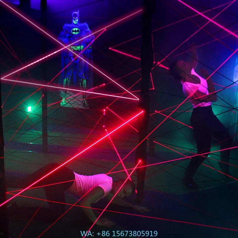 

Professionnel Room Escape Laser Arena Maze Equipment Multiplayer Challenging Games Laser Tag Arena Maze House Equipment