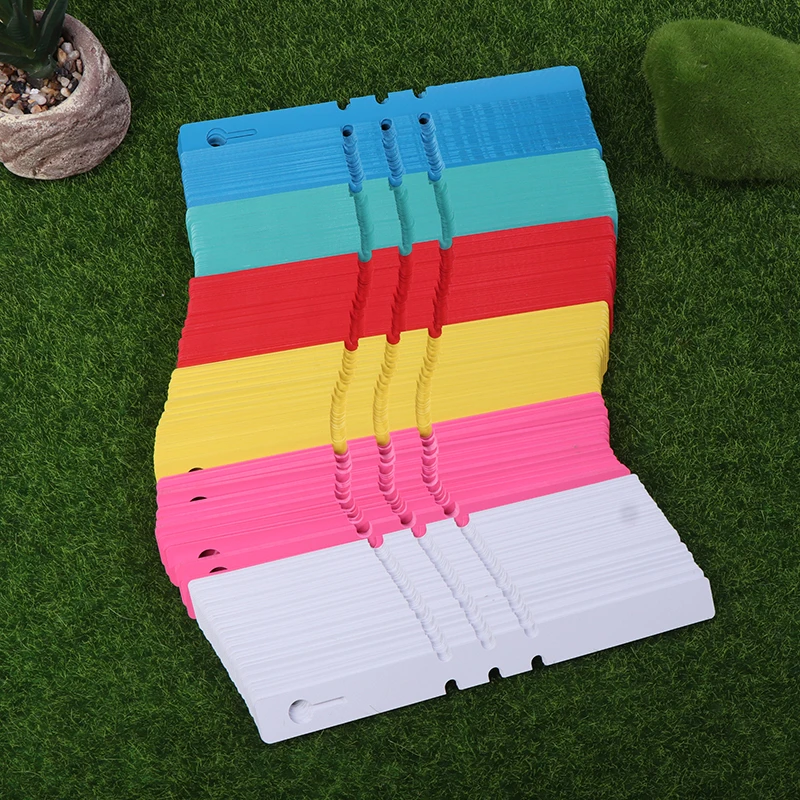 

100pcs Waterproof Plant Markers Plastic Plant Hanging Tags Gardening Plant Marker Label Tools Garden Pots & Planters Supply