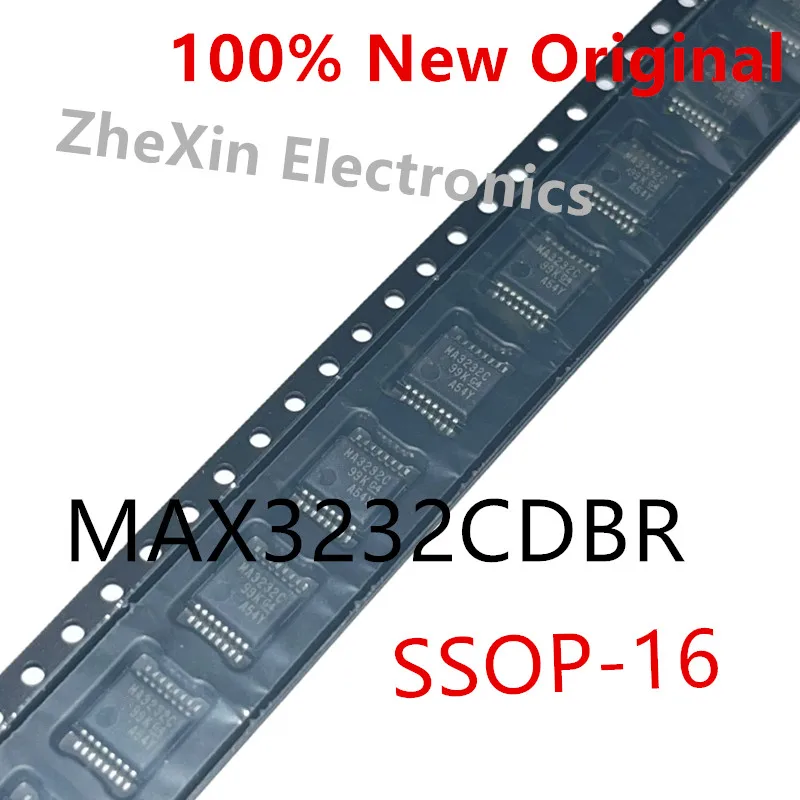 10 SZT./Partia MAX3232CDBR MA3232C、MAX3232ECDR MAX3232EC、MAX3232EIPWR MP232EI、MAX3232EIDBR Nowy układ transceivera sterownika