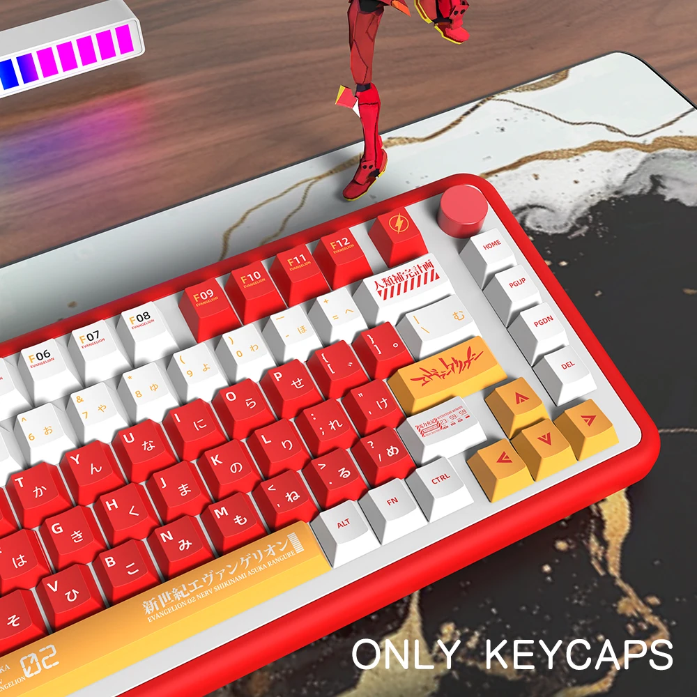 156 keys English Japanese Personalized Cartoon Keycaps Cherry Profile PBT Keycap For GMK Cherry MX Switch Mechanical Keyboard