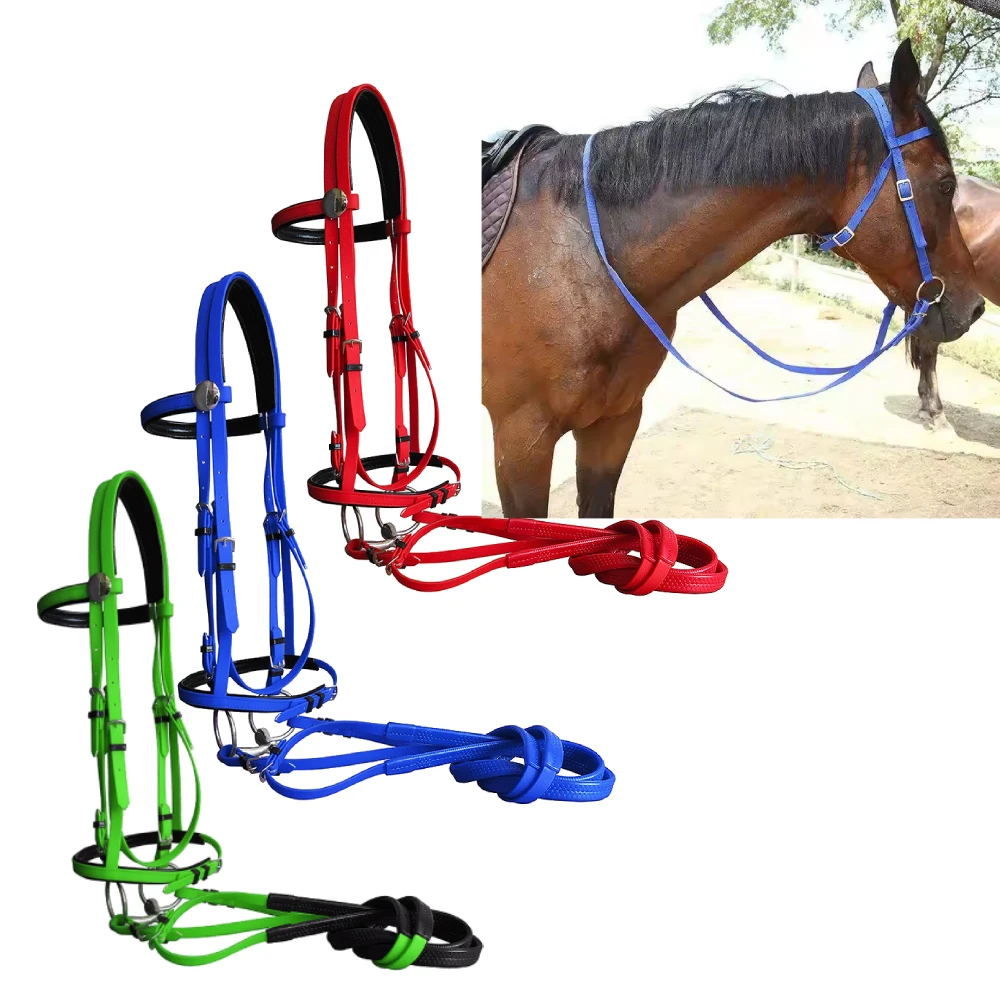

PVC horse cage rope rubber ring rope reins waterproof durable equestrian equipment