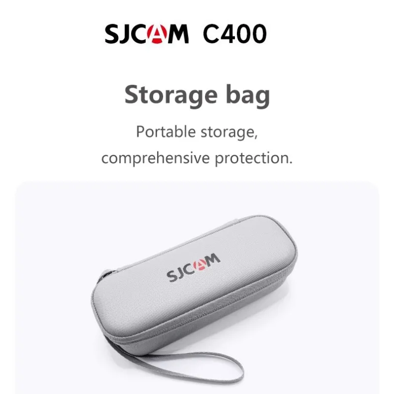 حقيبة تخزين SJCAM C400، حقيبة حمل للسفر، حقيبة حمل محمولة مقاومة للماء ومضادة للصدمات، ملحقات واقية ذات هيكل صلب