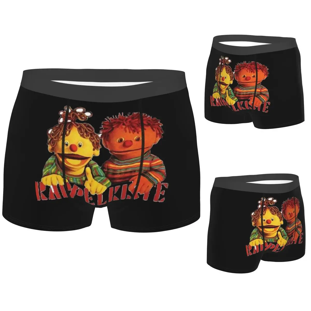 

Трусы-боксеры, шорты Ratz Und Rube Rappelkiste, мужские дышащие трусы для мужчин, подарки бойфренду