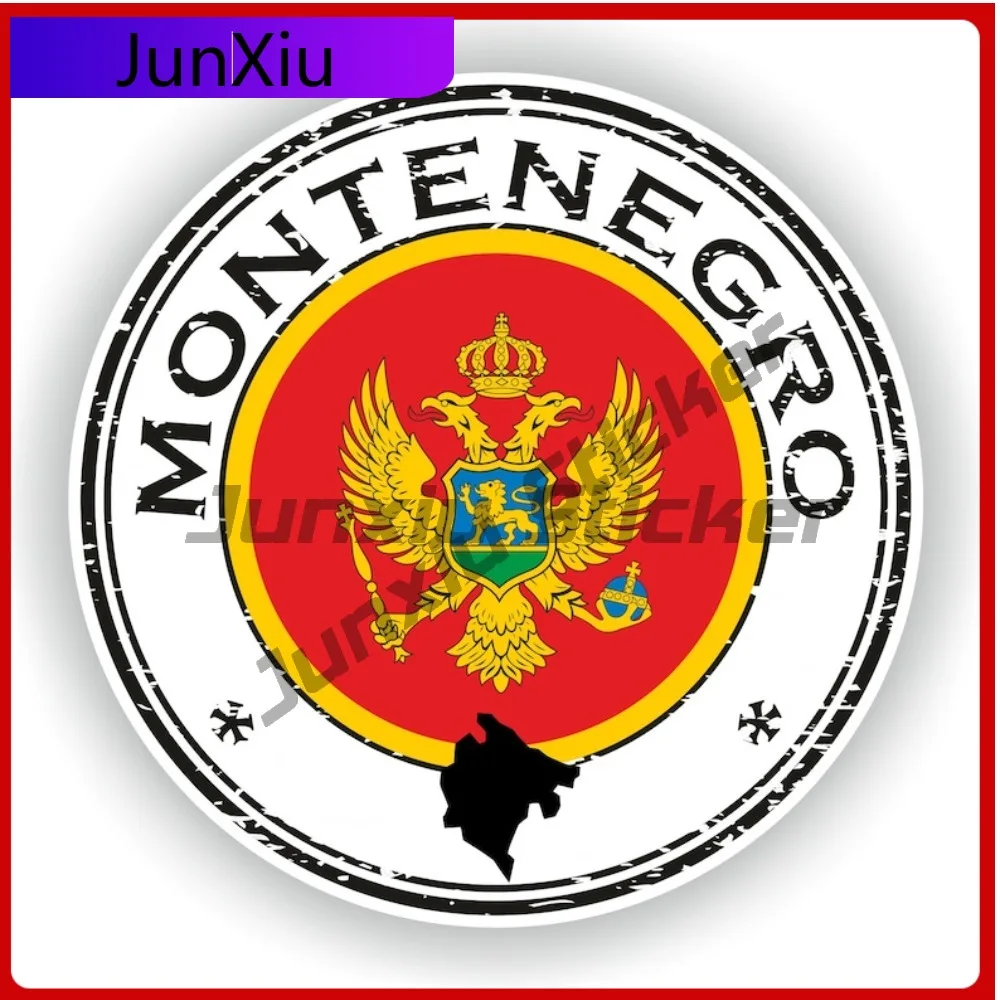 

Montenegro Seal Round Flag Beautiful Auto Styling Accent Exterior Styling Piece For Vehicles