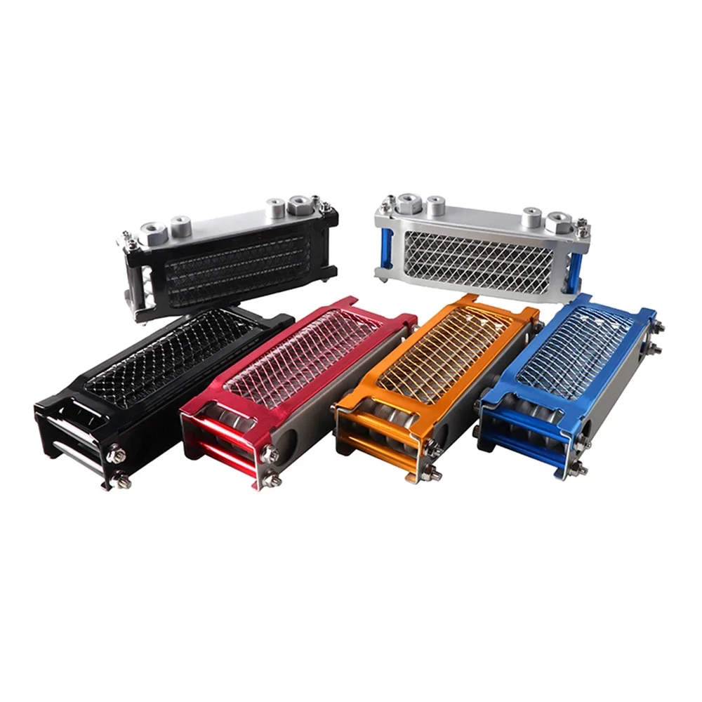 Universal Motorcycle Oil Radiator Oil Cooler Engine Cooling for 50cc 110cc 125cc 140cc ATV Dirt Pit Bike Buggy Monkeybike Parts