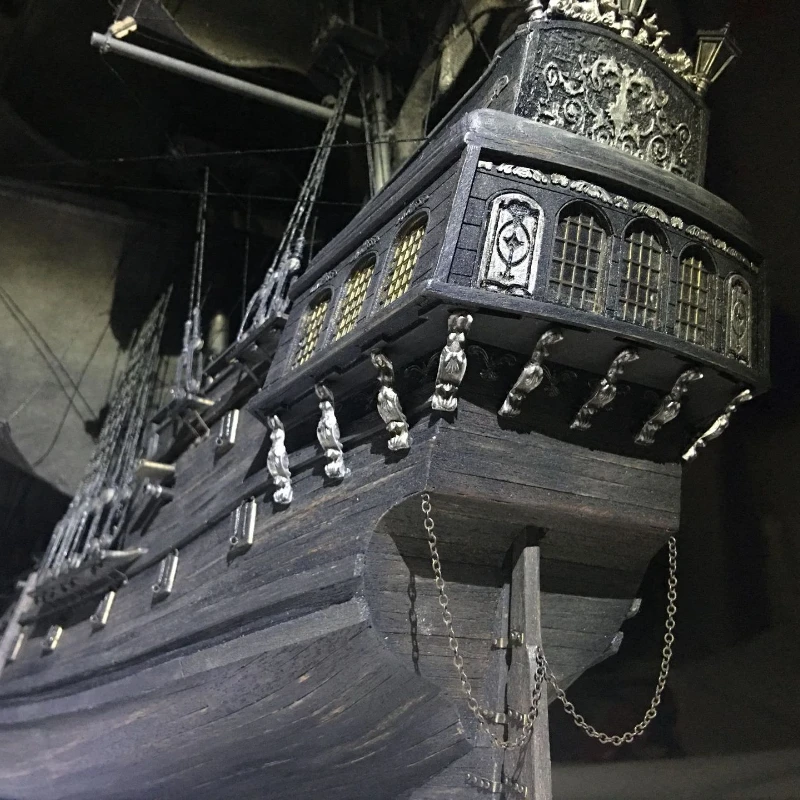 2022 Black Pearl Black Pearl Model Ship Material Model DIY Scene Ship Model Assembly