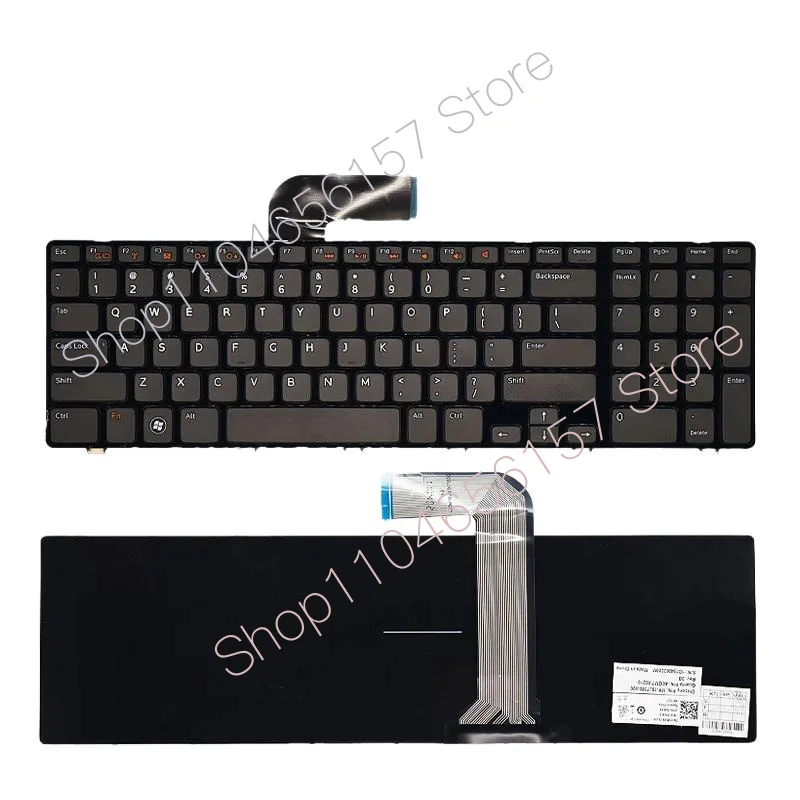 J nuevo teclado ruso para ordenador portátil DELL inspiron 17R N7110 XPS 17 L701X L702X 5720 7720 Vostro 3750 v3750 RU teclado con fra