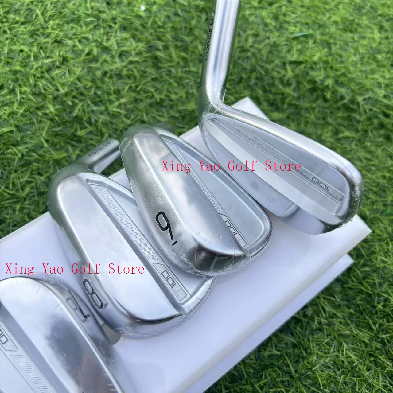 

Golf Clubs silver T1OO Golf Irons 7pcs 4-9P R/S/SR Flex Steel/Graphite Shaft With Head Covers