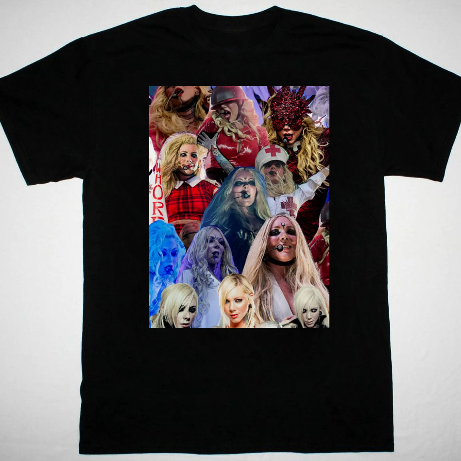 Maria Brink collage black T-shirt Cotton All sizes S-5Xl 1F715