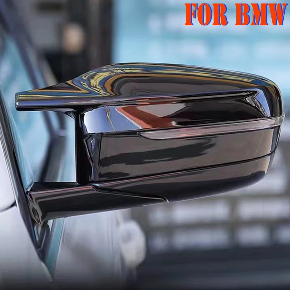 Gloss Black Side Mirror Cover For BMW 3 5 7 8 Series G20 G21 G28 320d 330e 330i G30 G38 G11 G12 G15 G16