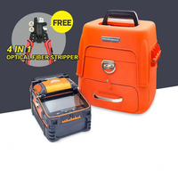 New AI-9 signal light  fiber fusion splicer 10 languages freely switch built-in optical power meter and VFL5.0