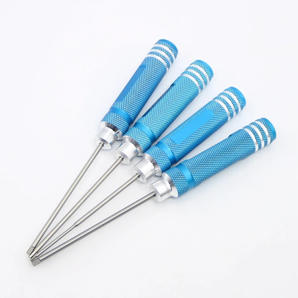 4Pcs 1.5/2/2.5/3mm Hex Drivers Allen Wrench Repair Tools Set for RC Helicopter