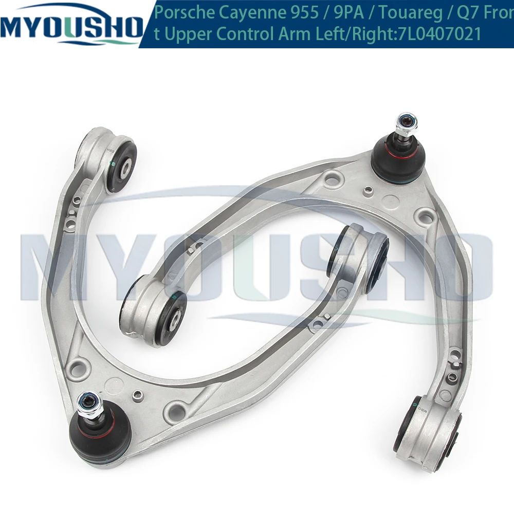 Myousho 4pcs Front Suspension Control Arm Kits For Porsche Cayenne 955 9PA VW Volkswagen Touareg 7LA 7L0407151K 7L0407152K