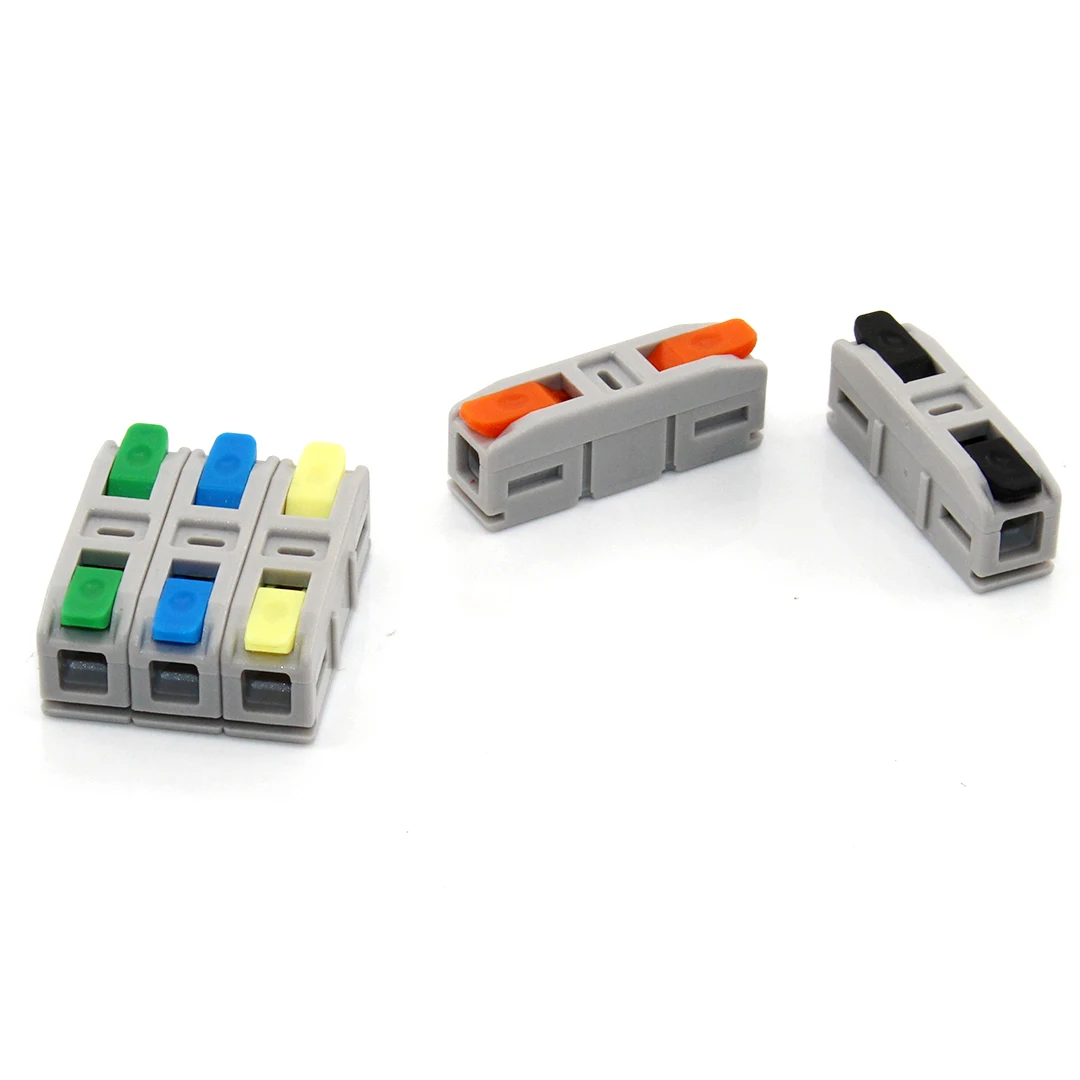 10/50/100PCS Quick Electrical Wire Connectors Universal Compact Splicing Terminal Blocks Push-in Home Cable Connectors