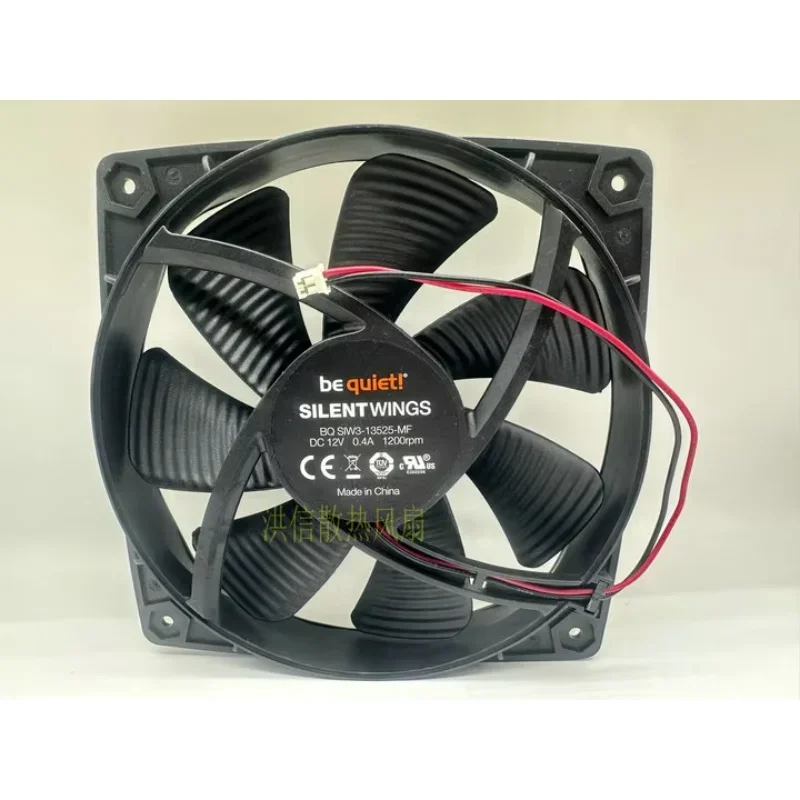 

Ltsf For SILENT WINGS SIW3-13525-MF DC 12V 0.4A 135x135x25mm 2-Wire Server Cooling Fan 13cm