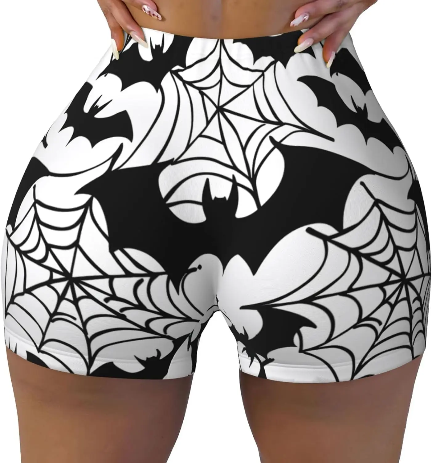 Pantaloncini da allenamento per donna Pantaloncini sportivi da donna con controllo della pancia Pantaloncini da motociclista elasticizzati Pantaloncini da donna a compressione per palestra