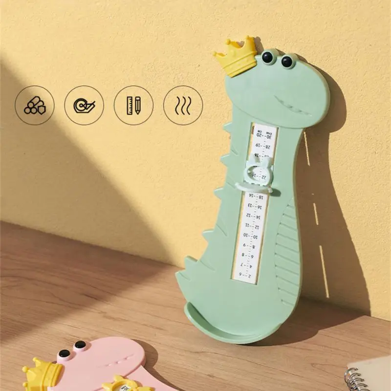 

Foot Measuring Foldable Design Sanding Smooth No Burr Accurate Measurement Widening Handle Cartoon Foot Measuring