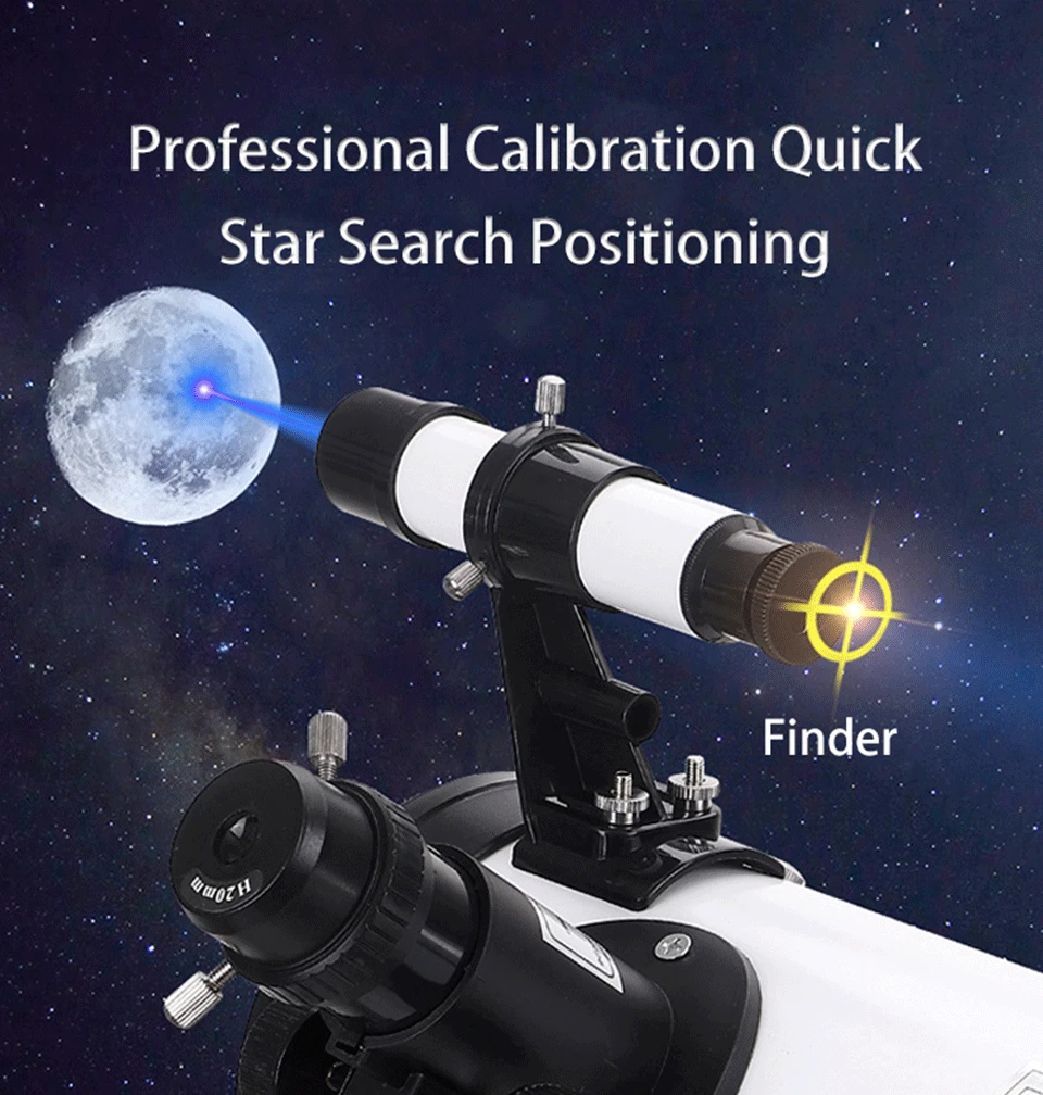 Telescope Astronomic Professional Zoom 875 Times HD Night Vision Deep Space Star View Moon Meteor Shower 1.25 Inch New Upgrade