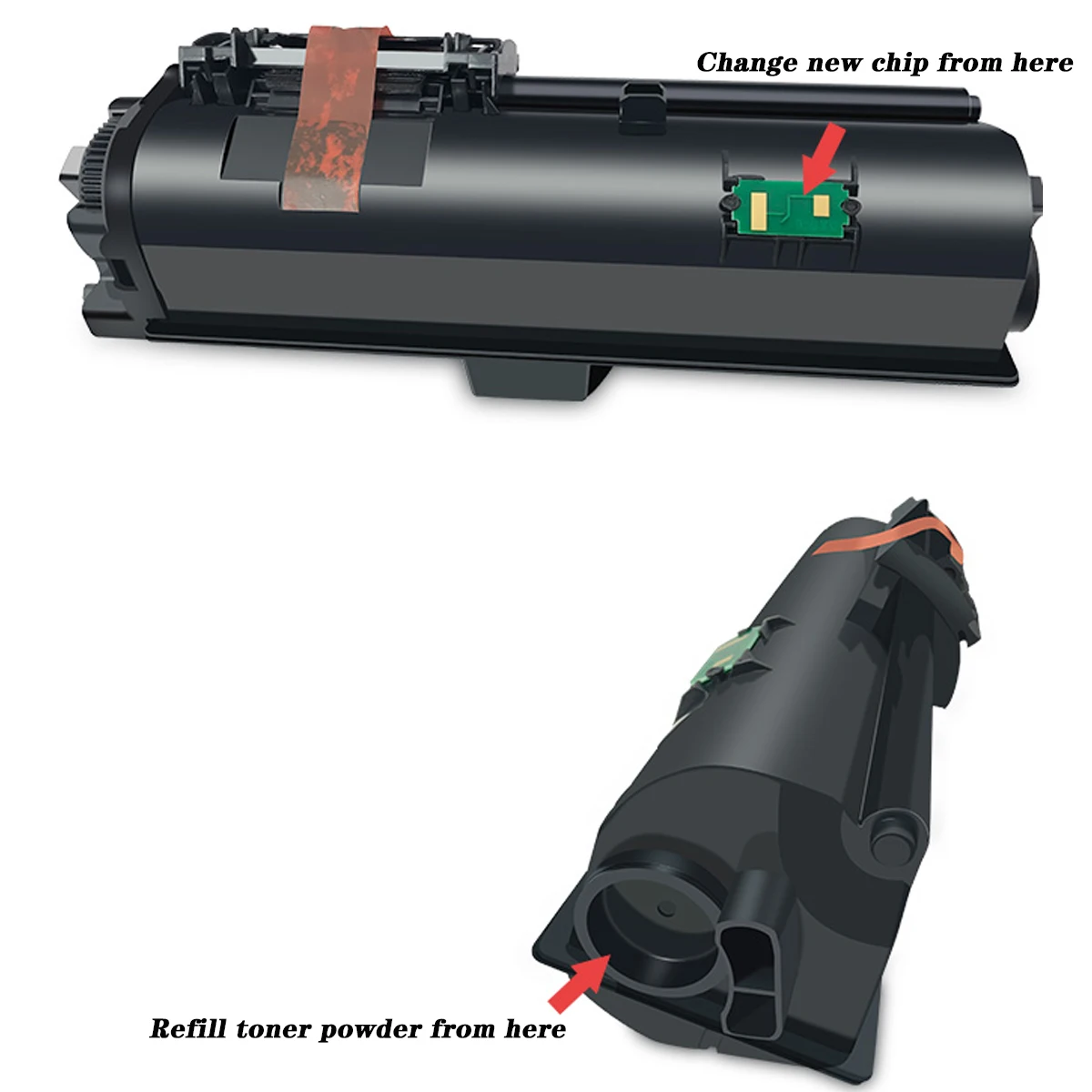 Cartouche de toner pour Kyocera Mita ECOSYS M2040dn M2540dn M2640idw M2040 M2540 M2640 M-2040 M-2540 M-2640 M 2040 2540 2640 dn idw