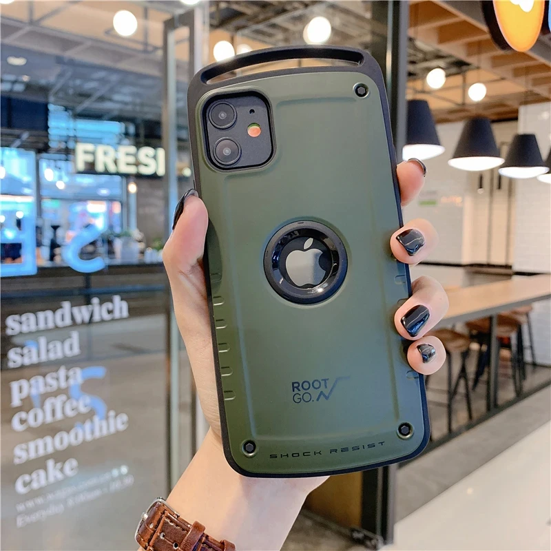 

Hot Sell Luxury Shockproof Case For iPhone 13 12 11 14 Pro Max Heavy Duty Armor Case For iPhone 12 XS Max XR Hard Silicone Cover