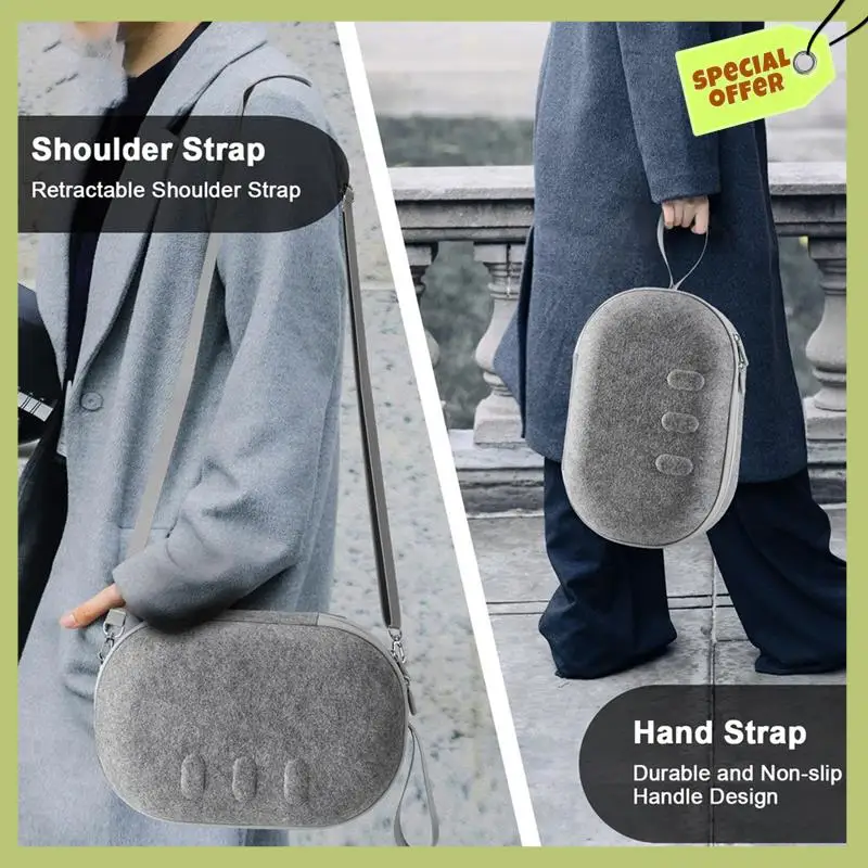 Advanced EVA Hard Carrying Case For Meta Quest 3 Shockproof Case Bag Anti-Scratch Protective Case With Shoulder Strap