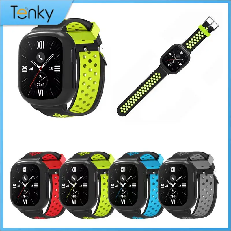 Watch Protective Case Strap Applicable To Honor Watch 4 Replacement Wristband Air Hole Strap Watch Strap Strong And Sturdy