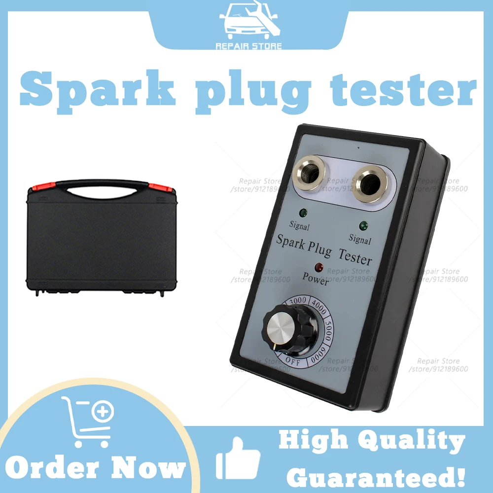 Car Spark Plug Tester Test spark plug performance and ignition strength voltage Dual Hole High-quality Durable Material Portable