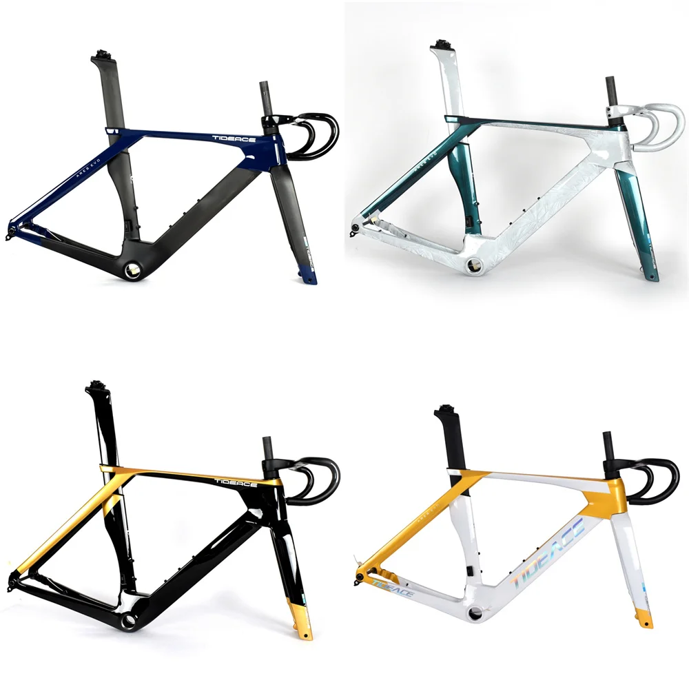 ARES Aero Max 32C Carbon Road Carbon Frame T47 Disc Brake Internal Cable Routing Tideacebike Racing Bicycle Frameset 700C