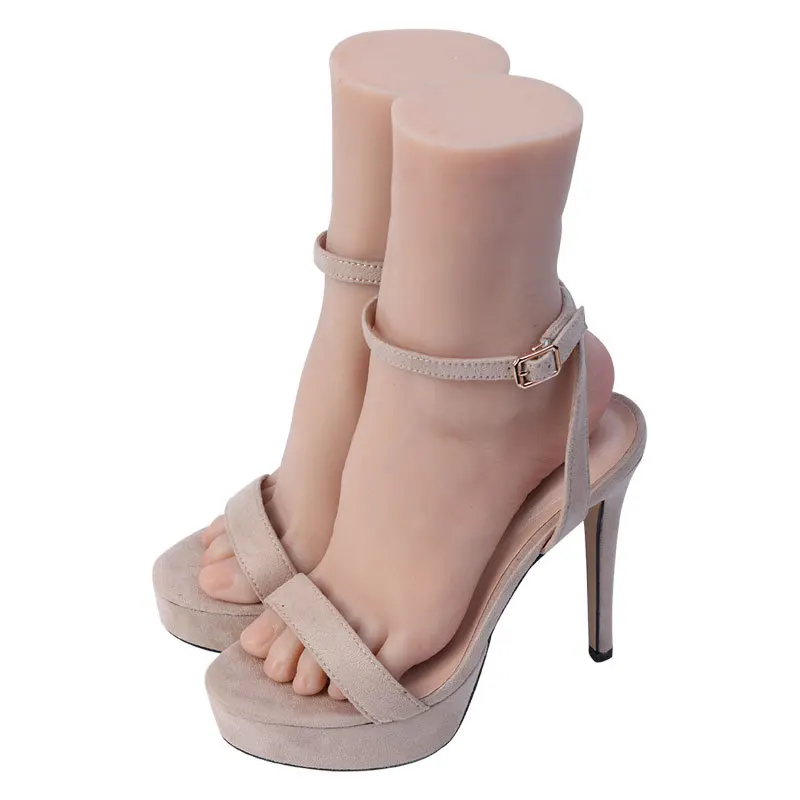 نماذج القدم المحاكاة، نماذج القدم الوريدي السيليكون البلاتينية، والأحذية النموذجية النسائية والجوارب دعائم التصوير - نسخة الهيكل العظمي #1