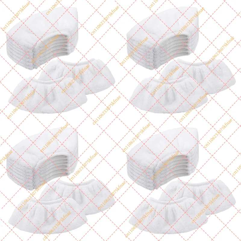 32 Pack Hand Tool Terry Cloth Covers | Soft Nozzle Protectors Compatible for Karcher Steam Cleaner  2, 3, SC 4, SC 5