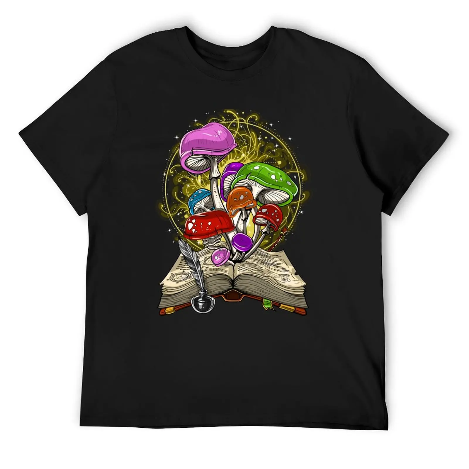 

Fantasy Magic Mushrooms T-Shirt shirts graphic new edition cotton graphic tees plain t shirts men