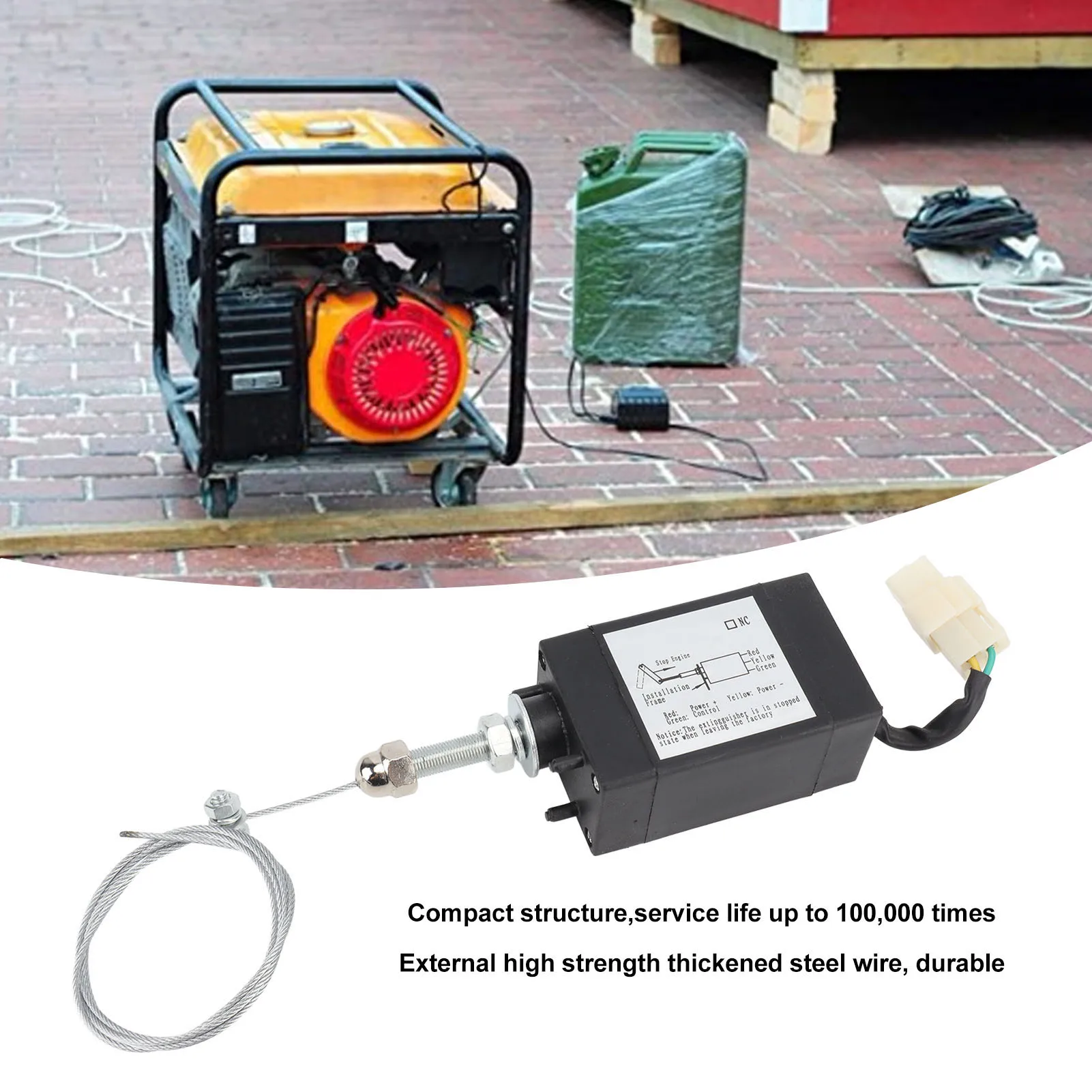 

Электромагнитный клапан остановки XHQ PT для генератора, без нагрева, низкий ток