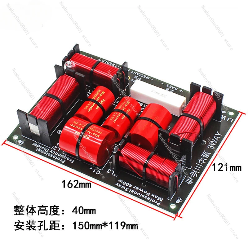 8 Euro 400W High, Medium, and Low Triple Divider HiFi High, Medium, and Low Frequency Divider Board High Power Audio Accessories