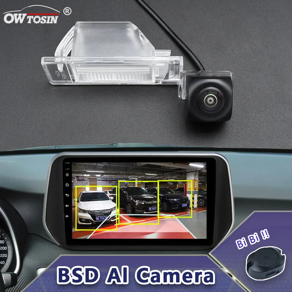 170° AHD AI Car Vehicle view Camera For Nissan Juke (F15) for Infiniti ESQ 2010~2019 BSD Blind Spot Radar Alarm Monitor